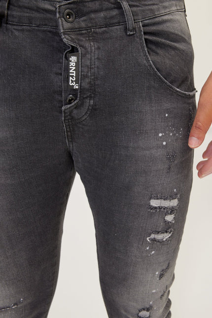 Men's Slim-Fit Jeans - Anthracite | Ron Tomson