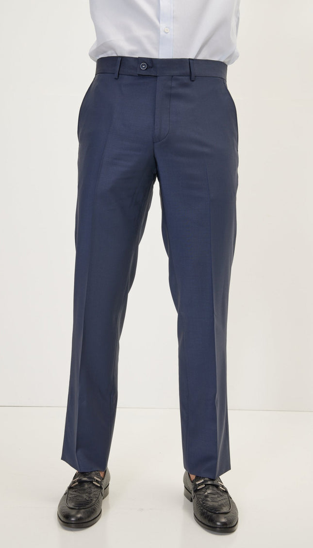 Merino Wool Dress Pants - Dark Blue