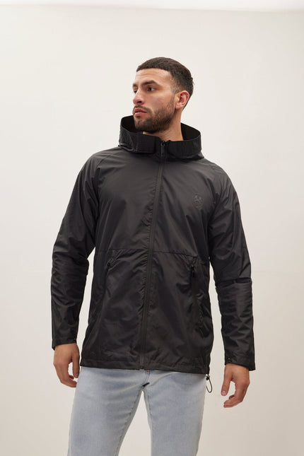 Men's Tailored Raincoat - Black | Ron Tomson