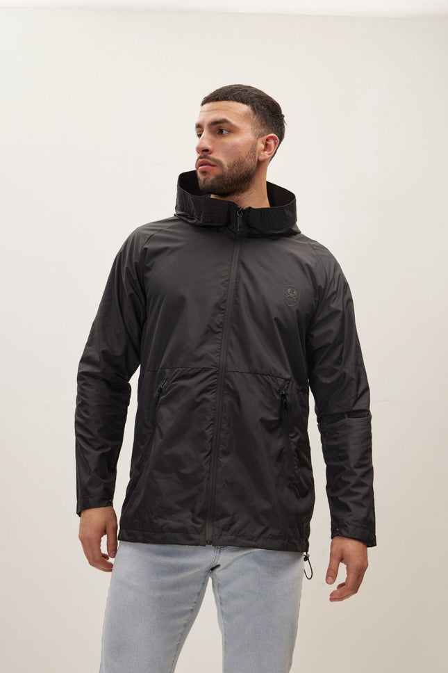 Men's Tailored Raincoat - Black | Ron Tomson