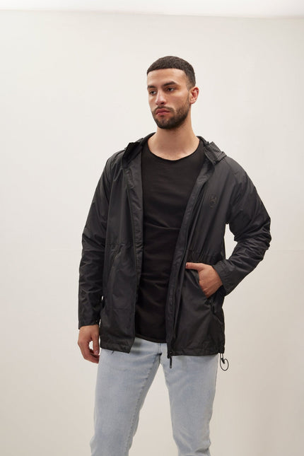 Men's Tailored Raincoat - Black | Ron Tomson