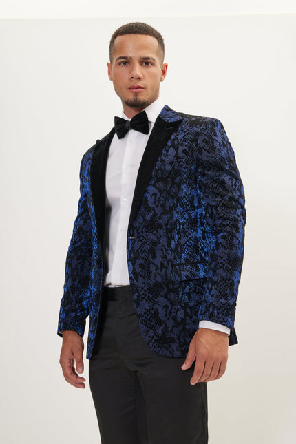 Men's Metallic Snake Tuxedo Jacket - Parliament | Ron Tomson