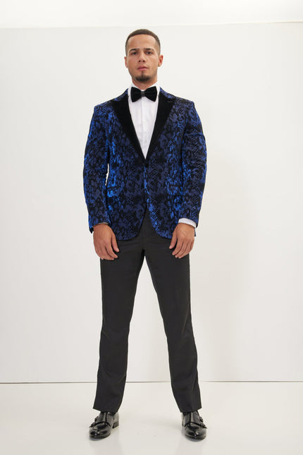 Men's Metallic Snake Tuxedo Jacket - Parliament | Ron Tomson