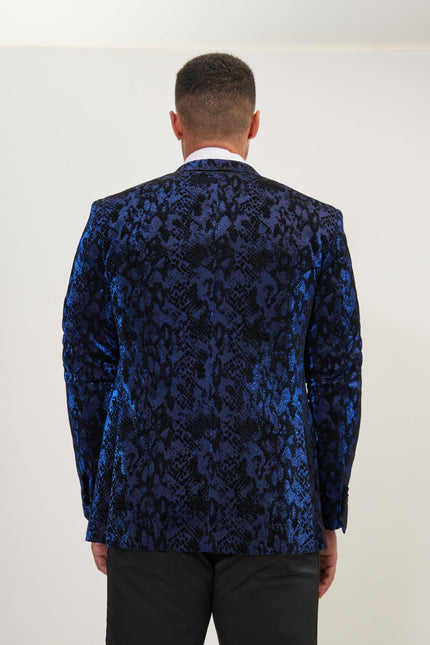 Men's Metallic Snake Tuxedo Jacket - Parliament | Ron Tomson