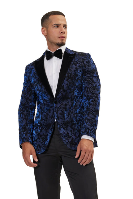 Men's Metallic Snake Tuxedo Jacket - Parliament | Ron Tomson