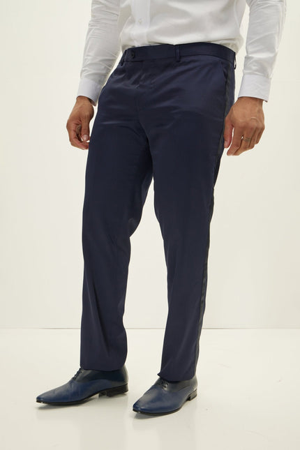Men's Floral Peak Lapel Tuxedo Jacket - Red | Ron Tomson