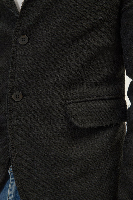 Men's Shawl Collar Cardigan - Anthracite | Ron Tomson