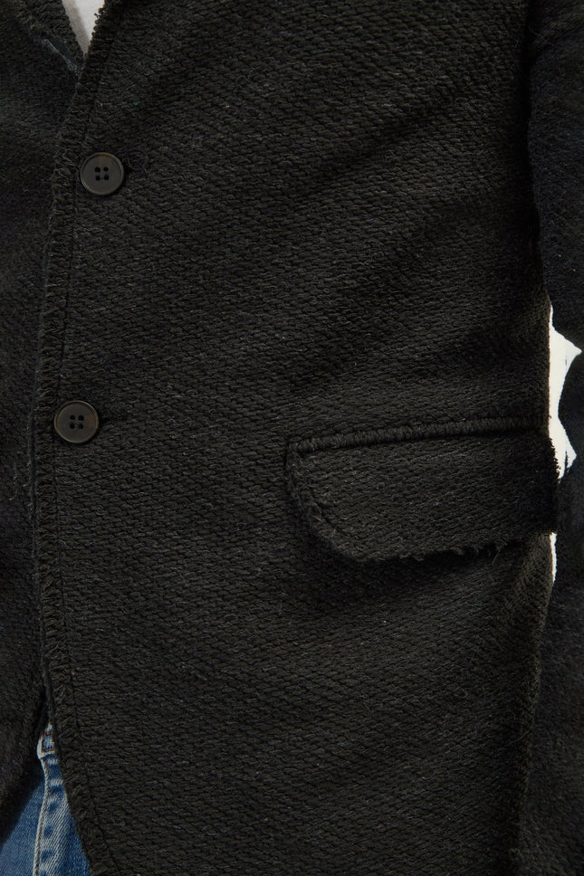 Men's Shawl Collar Cardigan - Anthracite | Ron Tomson
