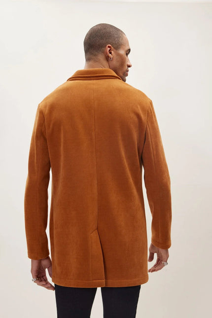 Men's Relaxed Corduroy Chore Jacket - Tile | Ron Tomson