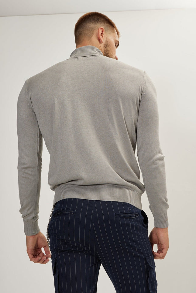 Rollneck Sweater - Grey