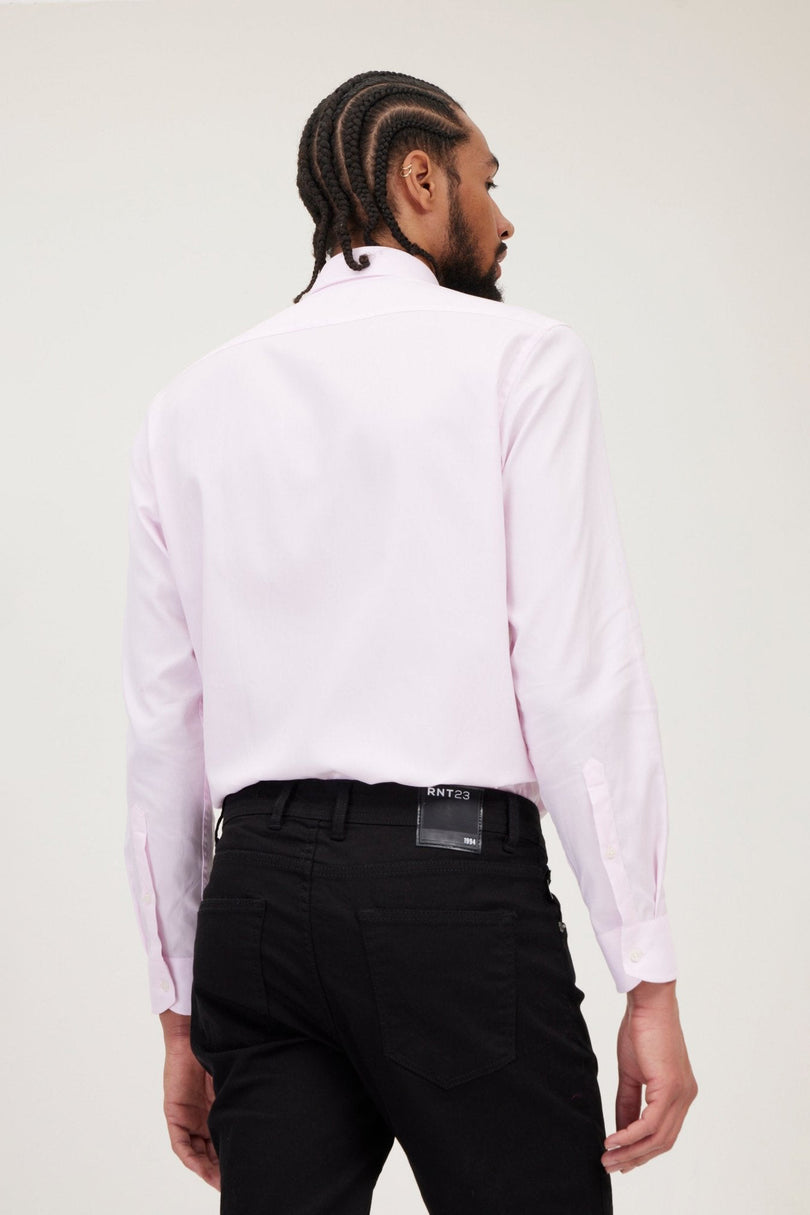 Men's Oxford Dress Shirt - Light Pink | Ron Tomson