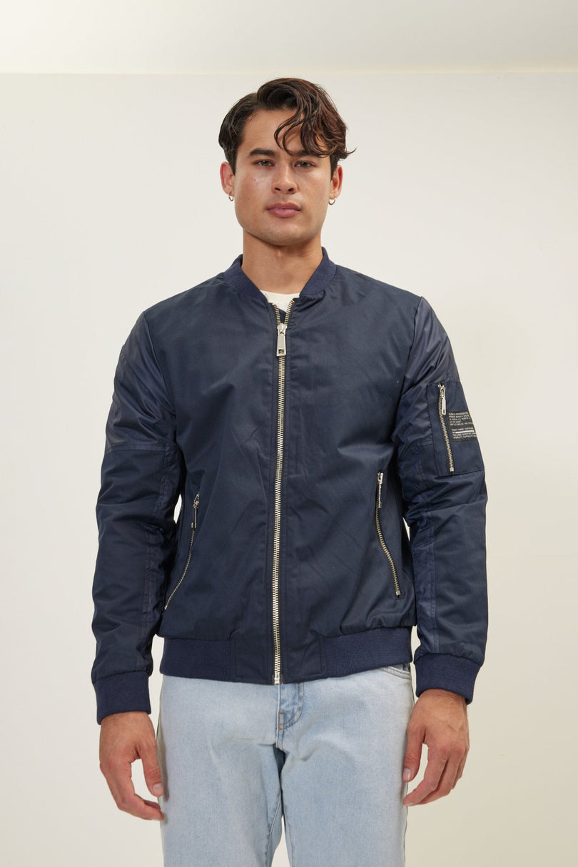 Men's Spring Sports Jacket - Navy | Ron Tomson