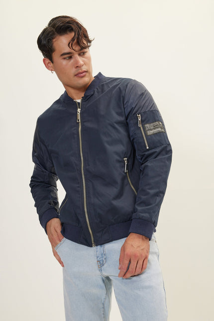 Men's Spring Sports Jacket - Navy | Ron Tomson