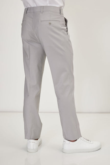 Men's Italian Super 120s Merino Wool Single-Breasted Suit - Smoke Grey | Ron Tomson