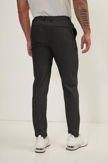Men's Tailored Knit Pants - Anthracite | Ron Tomson