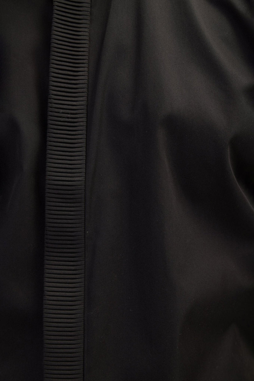 Men's Pleated Tuxedo Shirt - Black | Ron Tomson