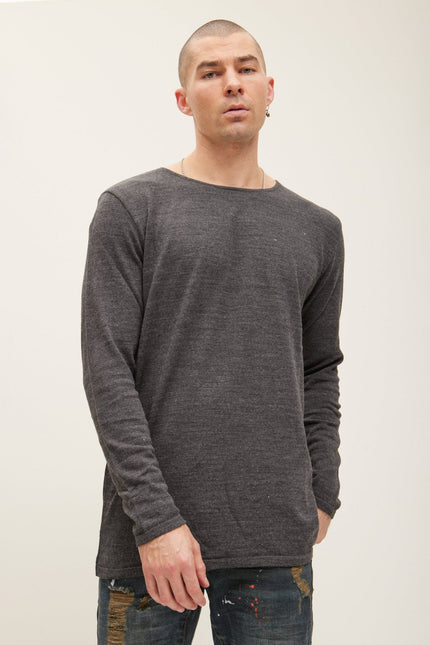 Men's Two Piece Distorted Sweater - Anthracite | Ron Tomson