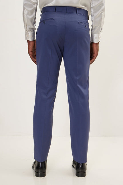 Men's Vitale Single-Breasted Wool Suit - Indigo | Ron Tomson