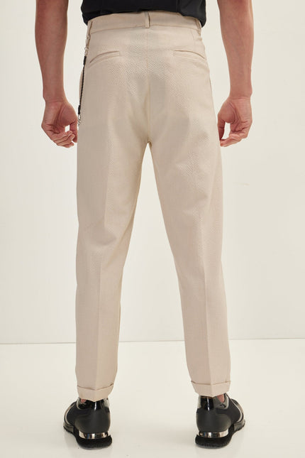 Men's Waffle Beach Pants - Stone | Ron Tomson