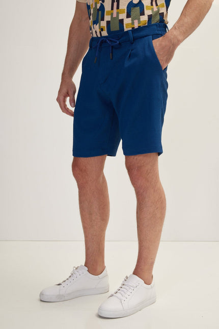 Men's Waffle Cotton Drawstring Shorts - Hawaii | Ron Tomson