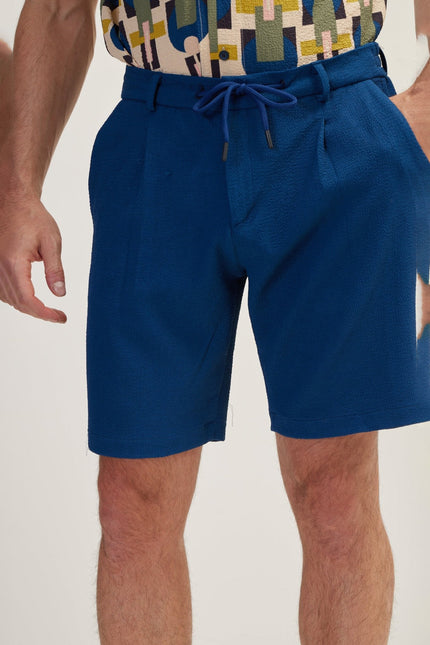 Men's Waffle Cotton Drawstring Shorts - Hawaii | Ron Tomson