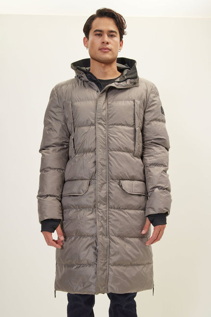 Men's Long Hooded Parka - Vizon | Ron Tomson