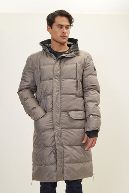 Men's Long Hooded Parka - Vizon | Ron Tomson