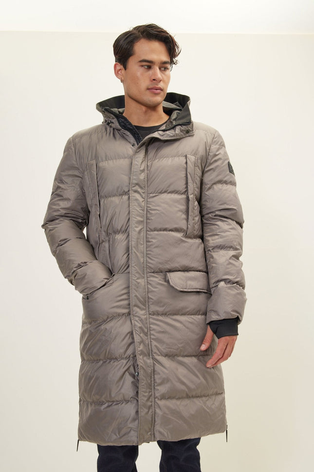 Men's Long Hooded Parka - Vizon | Ron Tomson