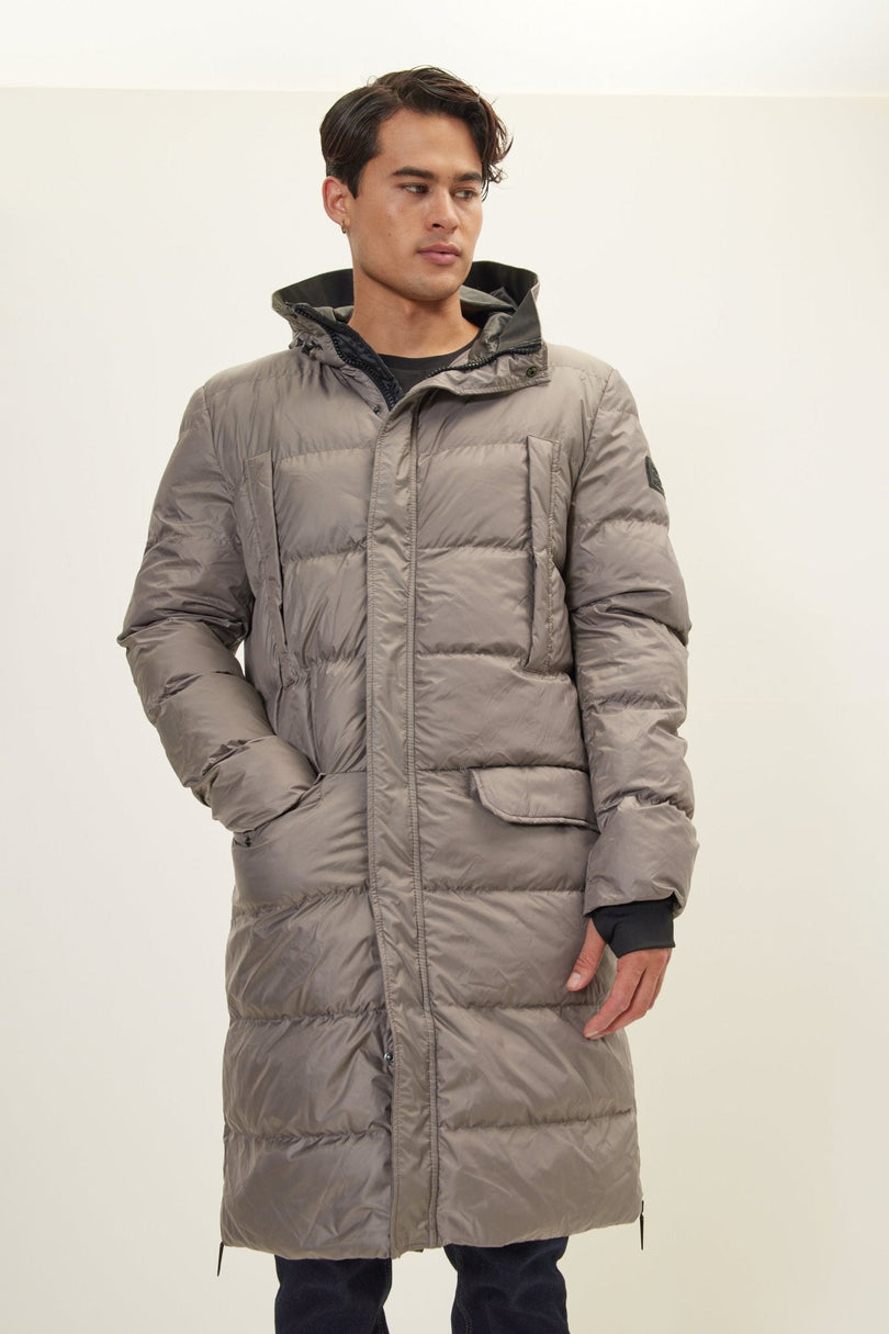 Men's Long Hooded Parka - Vizon | Ron Tomson