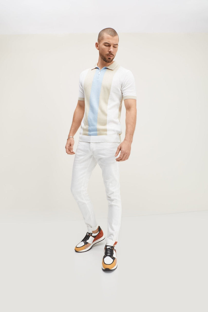 Slim Fit Skinny Denim Jeans - White