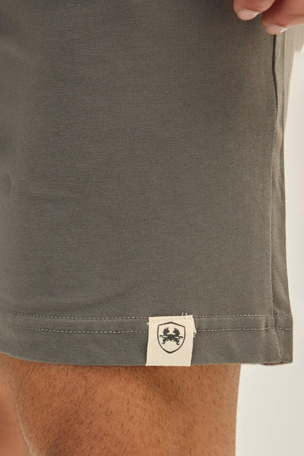 Men's Lightweight Cotton Shorts - Anthracite | Ron Tomson