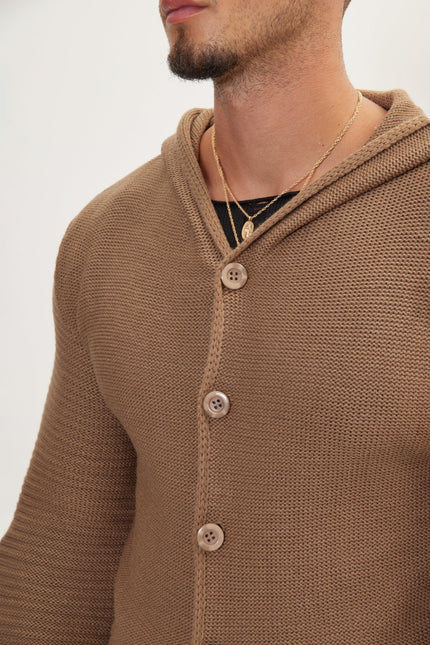 Men's Long Ribbed Cardigan - Vizon | Ron Tomson
