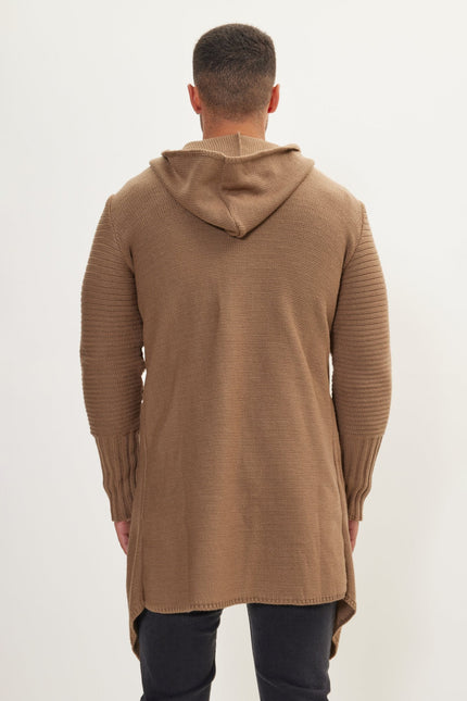 Men's Long Ribbed Cardigan - Vizon | Ron Tomson