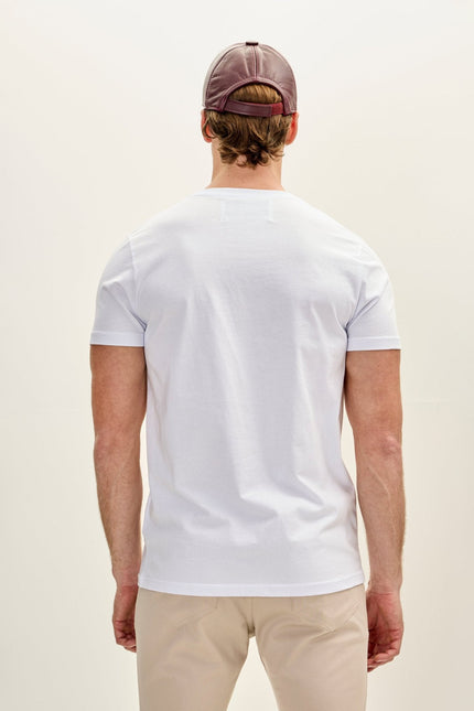 Men's Cotton T-Shirt - White | Ron Tomson