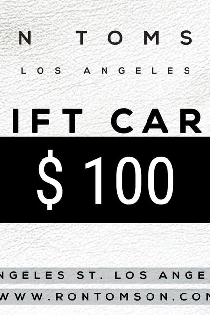 The Ron Tomson Gift Card | Ron Tomson