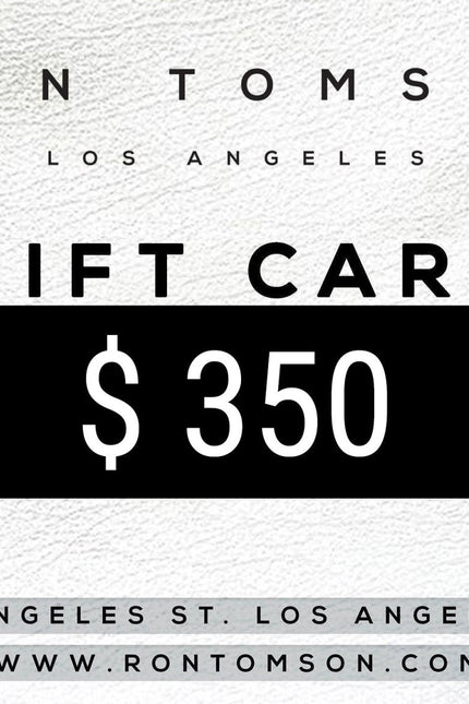 The Ron Tomson Gift Card | Ron Tomson