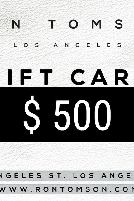 The Ron Tomson Gift Card | Ron Tomson