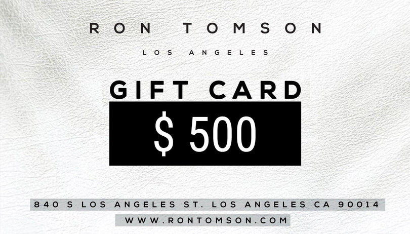 The Ron Tomson Gift Card | Ron Tomson