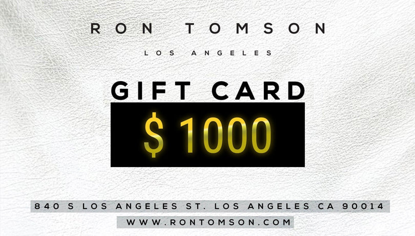 The Ron Tomson Gift Card | Ron Tomson