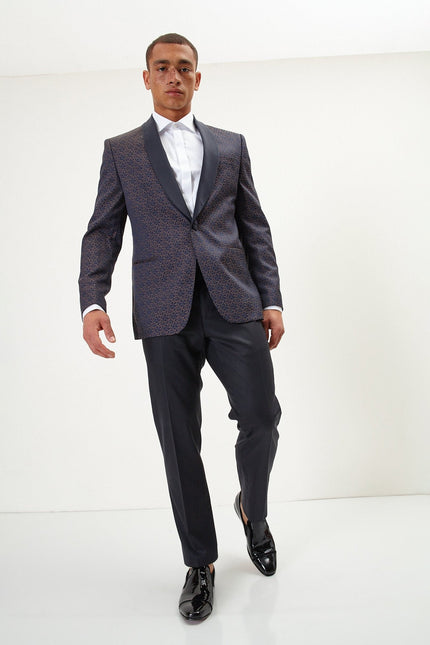 Men's Zero Weight Model A Suit - Marine | Ron Tomson