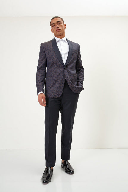 Men's Zero Weight Model A Suit - Marine | Ron Tomson