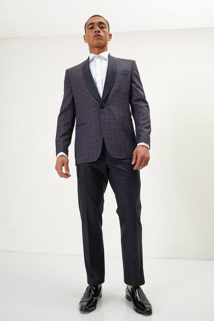 Men's Zero Weight Model A Suit - Marine | Ron Tomson