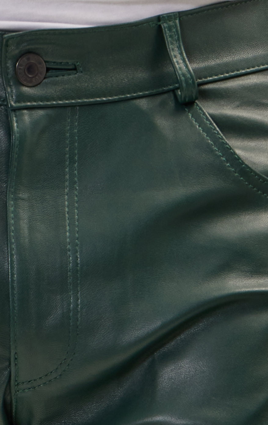 Genuine Lambskin Leather Pants - Brown – Ron Tomson