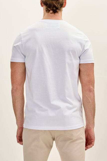 Men's Cotton T-Shirt - White | Ron Tomson