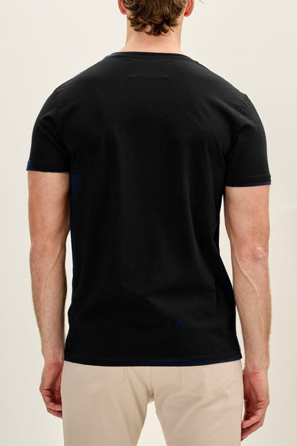 Men's Cotton T-Shirt - Black | Ron Tomson