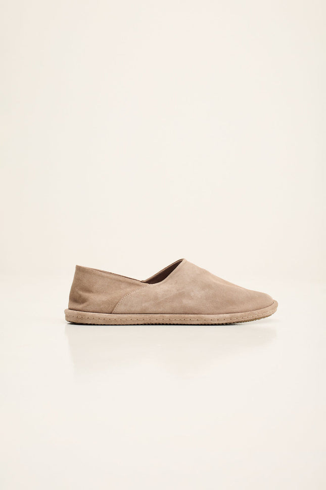 Men's Suede Espadrilles - Sand Stone | Ron Tomson