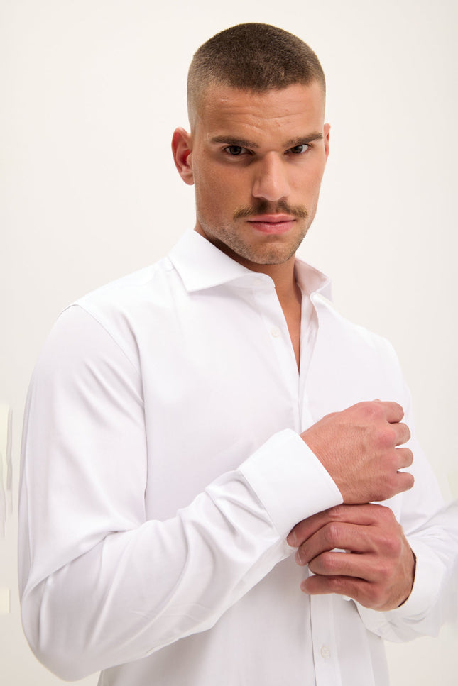 Spread Collar Dress Shirt - Optic White
