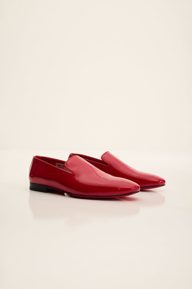 Men's Patent Leather Loafer - RED Men's Patent Leather Loafer - RED