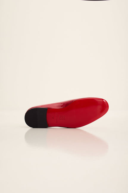 Men's The Formal Leather Loafer - Red Patent