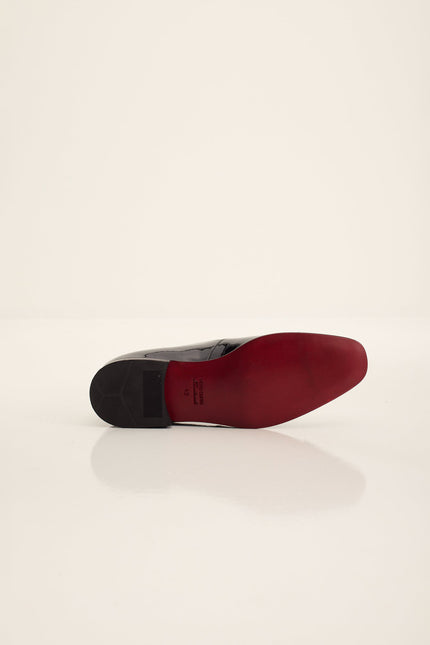 Men's Patent Leather Loafer - Black | Ron Tomson
